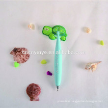 Cartoon soft pvc magnetic ball pen for gift